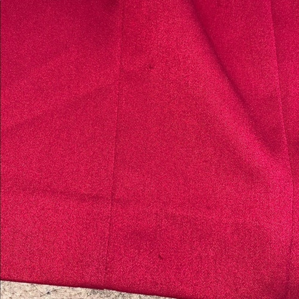 EXPRESS Design Studio Size 2 Red Pencil Skirt - Picture 4 of 10